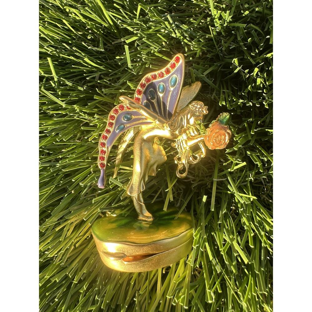 ⭐️Estee Lauder PLEASURES "ENCHANTED FAIRY" Solid Perfume Compact with Pouch⭐️